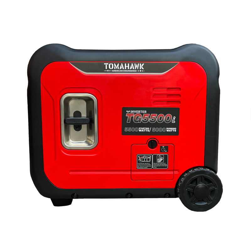 Generador Inverter de 5.0Kw super silencioso, portatil y encendido inalámbrico Modelo TG5500i Tomahawk Power