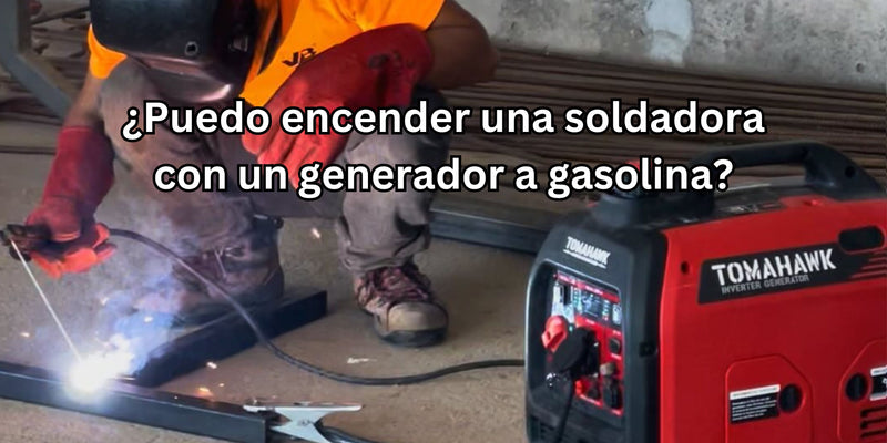 Imagen principal del artículo de van Beek en Chile: "¿Una soldadora enciende con un generador a gasolina?"