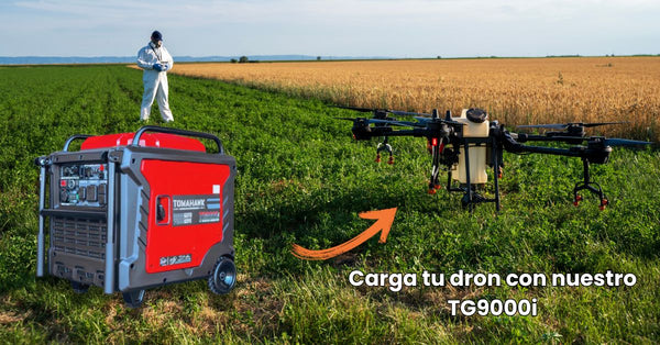 Imagen principal del post: TG9000i: El Generador Eléctrico Perfecto para Cargar tus Drones DJI Agrícolas