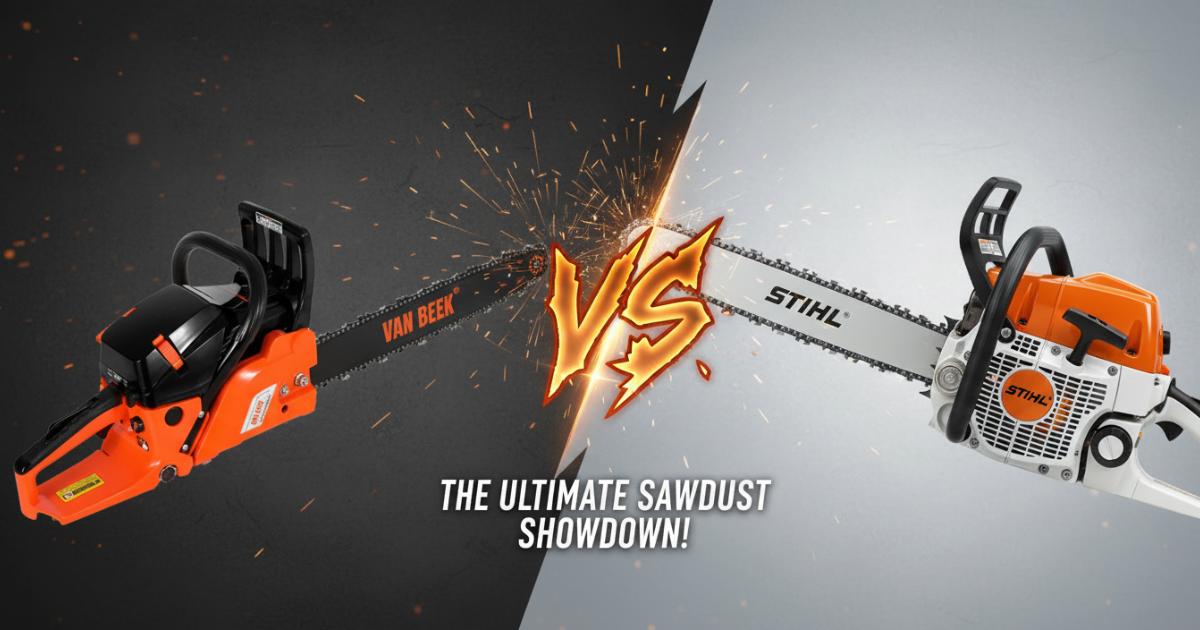 Motosierra van Beek vs Motosierra Stihl