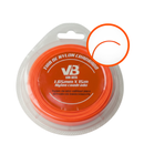 Nylon Cuadrado 1.65mm x 15m para orilladora Curva