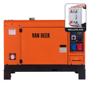 PACK Generador 15Kva a diesel insonorizado monofasico y trifasico vB15000DG-ATS van Beek