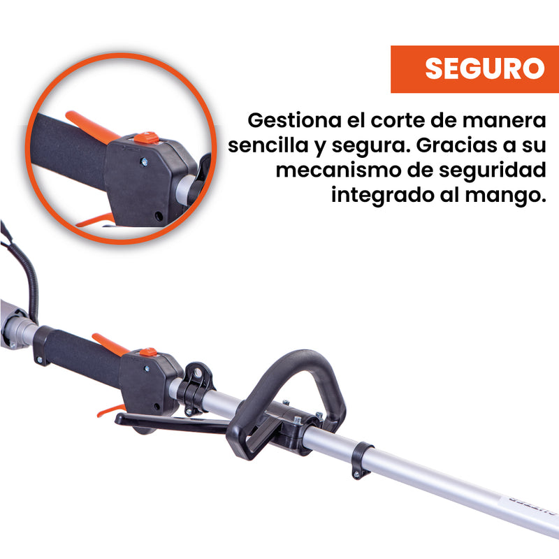 Orilladora Desbrozadora 1.2HP ancho de corte de 41.5 y nivel de ruido bajo Modelo vB330A van Beek