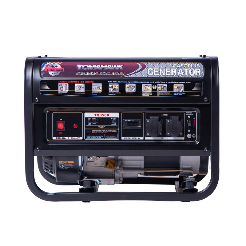 Generador 3.5Kva Tomahawk Power TG3500BF PARTIDA MANUAL