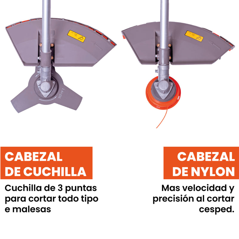 Orilladora Desbrozadora 1.2HP ancho de corte de 41.5 y nivel de ruido bajo Modelo vB330A van Beek