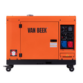Generador Eléctrico 9.0 Kva Diésel Insonorizado Monofásico y Trifásico vB9000DG van Beek