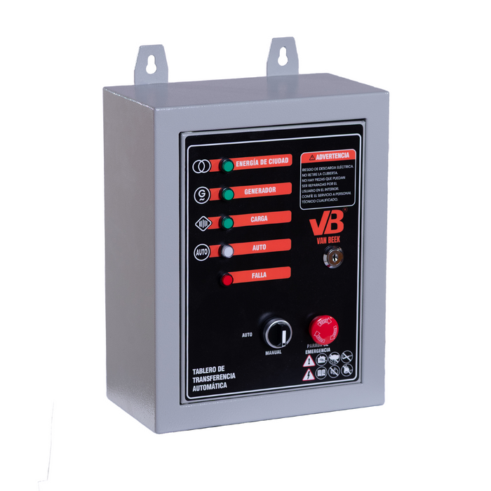 ATS Tablero de Transferencia Automático de 48A para Generadores Inverter van Beek