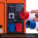 PACK Generador 15Kva a diesel insonorizado monofasico y trifasico vB15000DG-ATS van Beek