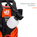 Imagen con fondo blanco PNG de la Hidrolavadora de 1400W marca van Beek con cabezal para jabón de 250 ML.