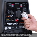 Generador eléctrico Inverter 4.0Kva van Beek ligero y silencioso