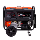 Imagen de muestra de los generadores eléctricos van Beek color naranja de 8 KVA partida eléctrica en Santiago de Chile. 