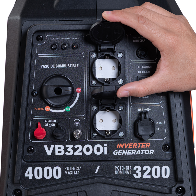 Generador Inverter 3.2Kva van Beek silencioso y ligero