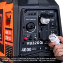 Generador Inverter 3.2Kva van Beek silencioso y ligero