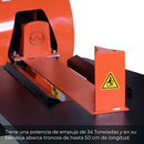 Partidor de leña Van Beek 34T modelo vB-PL-34T