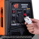 Generador eléctrico 1.6Kva Inverter van Beek silencioso, práctico y ligero