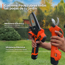 Pack Minisierra eléctrica Modelo vBSE4 van Beek + Tijera de Poda Electrica Modelo vB25 van Beek