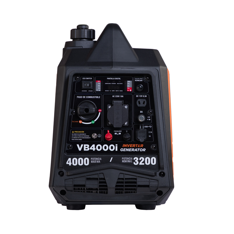Generador eléctrico Inverter 4.0Kva van Beek ligero y silencioso