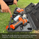 Pack Minisierra eléctrica Modelo vBSE4 van Beek + Tijera de Poda Electrica Modelo vB25 van Beek