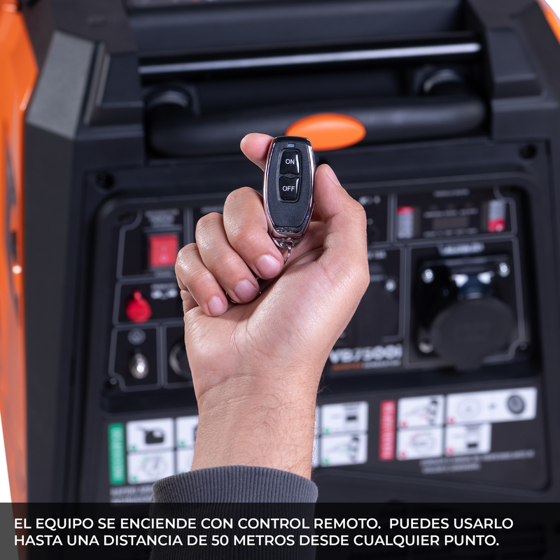 PREVENTA Pack Generador 7.5Kva Inverter monofásico con ATS van Beek