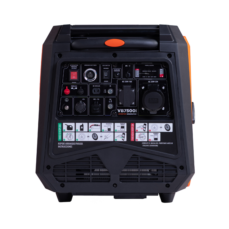 PREVENTA Pack Generador 7.5Kva Inverter monofásico con ATS van Beek