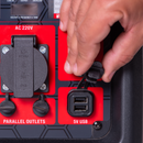 Generador Eléctrico Inverter de 3.5Kw super silencioso y portátil con AVR uso domiciliario Modelo TG3500i Tomahawk Power