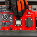 Muestra del tablero de encendido del generador 9.0 kw.