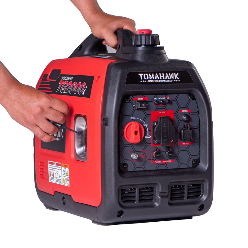 Generador 2Kw Inverter Tomahawk Power TG2000iCD