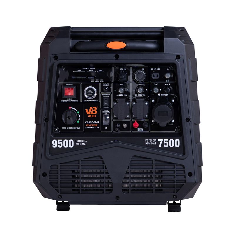 Generador eléctrico van Beek 9.5Kva Inverter silencioso y portátil