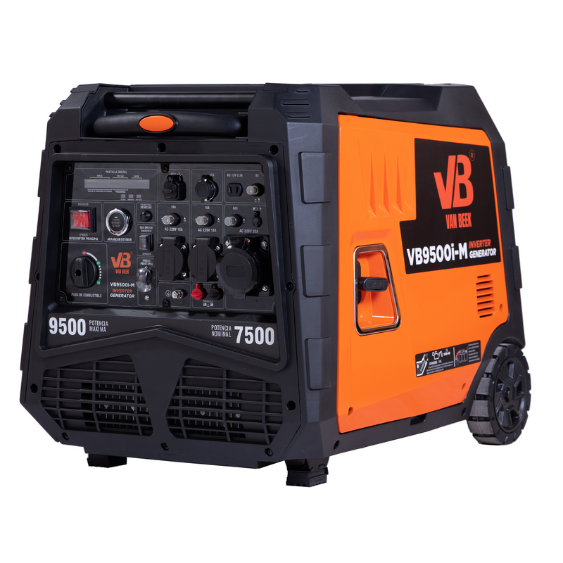 Generador eléctrico van Beek 9.5Kva Inverter silencioso y portátil