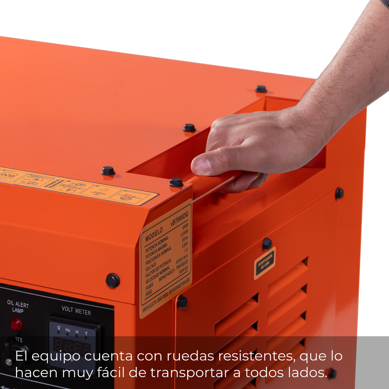 Pack Generador Diésel 9.0 kVA Insonorizado con ATS Monofásico/Trifásico van Beek vB9000DG