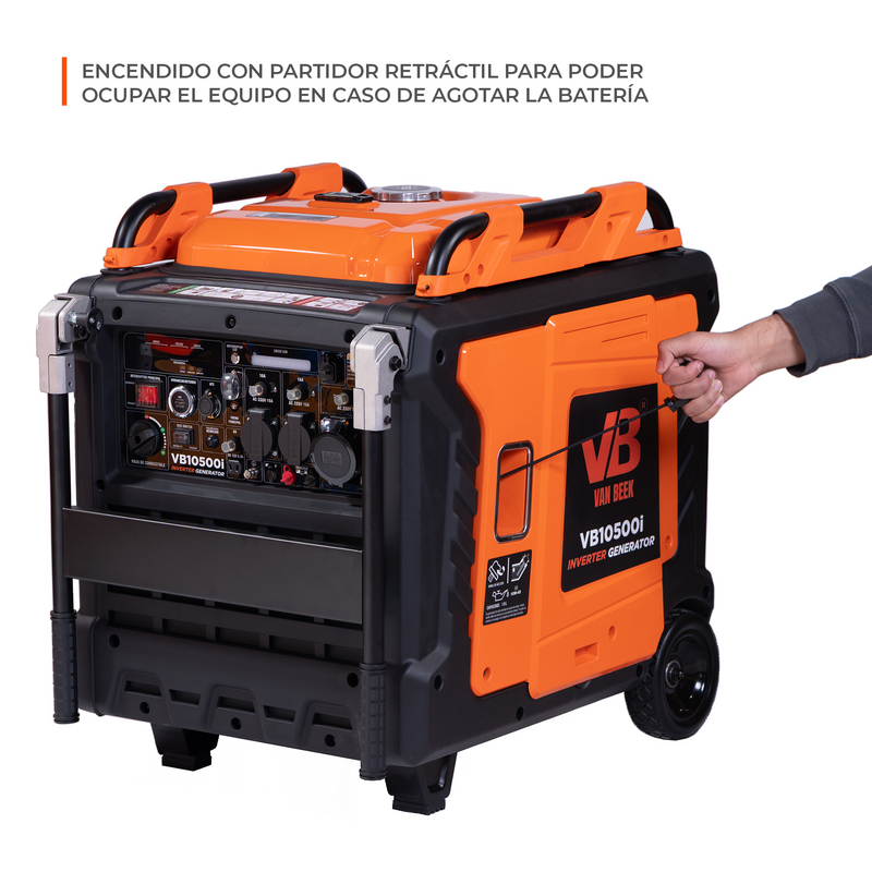 Generador van Beek 10.5Kva Inverter con encendido a control remoto y puerto ATS