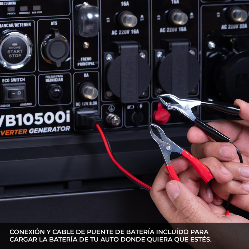 Generador van Beek 10.5Kva Inverter con encendido a control remoto y puerto ATS