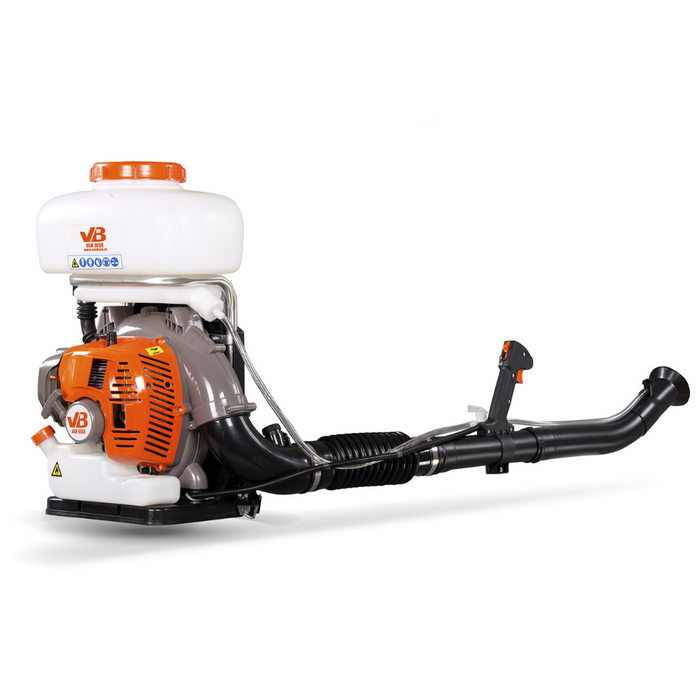 Motopulverizadora van Beek 3vB-14T Turbo Boost con 12 metros de alcance