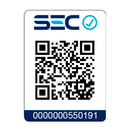 Certificación SEC con código 0000000550191 y código QR verificable en Chile.