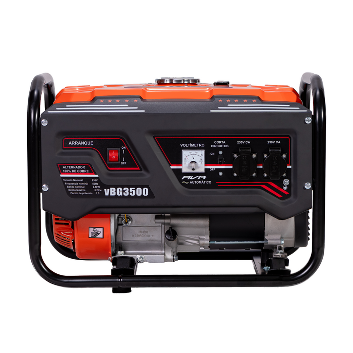 Generador Eléctrico 3.5 kVA Partida Manual VBG3500 van Beek