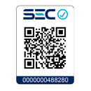 Código QR de certificación SEC con número 0000000488280 sobre fondo blanco.