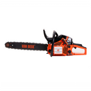 Motosierra a gasolina MsvB4500 de 18 pulgadas van Beek, ideal para cortar madera con potencia y precisión.