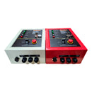 Fotografía con fondo blanco PNG de dos ATS: Uno blanco y uno rojo, utilizado para la empresa chilena van Beek Power Tools en Santiago de Chile.