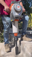 Martillo demoledor a bencina 5.3HP + 3 puntas van Beek