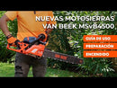 Motosierra a Gasolina MSvB4500 18" van Beek