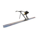 Regla alisadora de aluminio para Concreto de 2.4 metros de largo + Motor de 4 tiempos 1.8HP Modelo TvB8-T van Beek