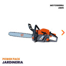 Fotografía con fondo blanco de la Motosierra vB45 para el power pack de jardinería.