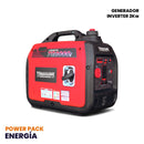 PACK de 2 Generadores 2Kw Inverter Tomahawk Power TG2000i + 2 Aceites 4T 10-w40