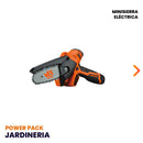 POWER PACK PODA 3 - Minisierra eléctrica de 252W y Largo de la espada 10.1cm Modelo vBSE4 + Motosierra 2 Tiempos de 22" de largo con sistema anti vibración Modelo vB60 van Beek