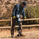 Motor Ahoyadora de 3.45HP + Barreno diametro de 300mm profundidad de 1 metro Modelo 3vB300A-300mm van Beek