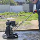 Helicóptero Alisador de Pavimento 6HP aspas de 24" + bandeja flotante Modelo vBK600 van Beek