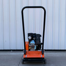 Fotografía de la parte trasera de un equipo para compactación.