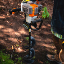 Motor Ahoyadora de 3.45HP + Barreno diametro de 300mm profundidad de 1 metro Modelo 3vB300A-300mm van Beek