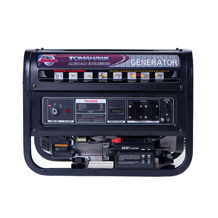 Generador 3.5 kVA TG3500E Tomahawk Power con Partida Eléctrica