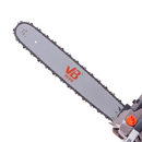 Foto PNG de una espada de motosierra van Beek.